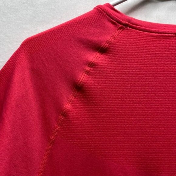 Mondetta Active T-Shirt Women's Large Bright Pink Seamless Fitted Crewneck NWT - Picture 3 of 9